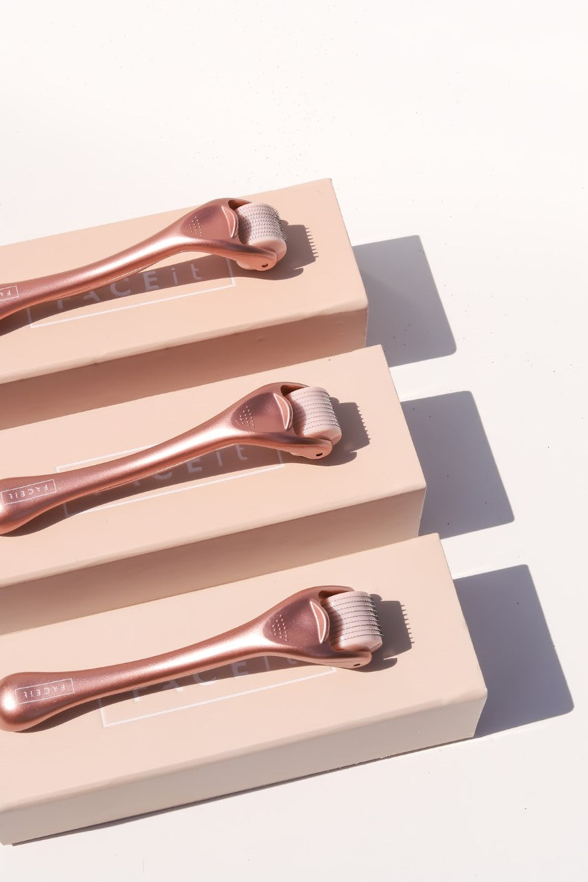 Derma Roller 0.5mm Rose Gold